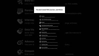 You Don’t Need 100 Courses #coding #ai #fyp #yt #programming #viral #code #python #dsa #new