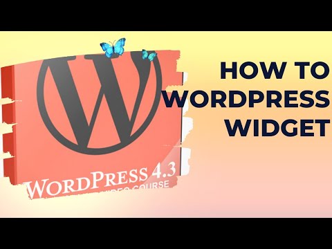 How to wordpress widget#youtube