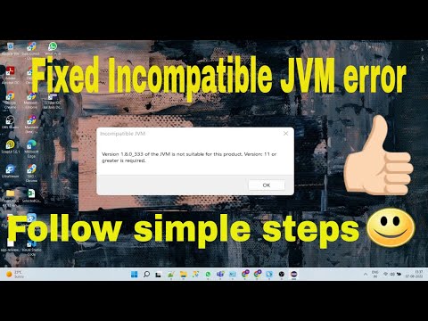 How to Fix Incompatible JVM for Eclipse in Minutes on Windows 11 | How to Fix Eclipse's JVM Error