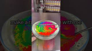 Make a Rainbow Slime With Me