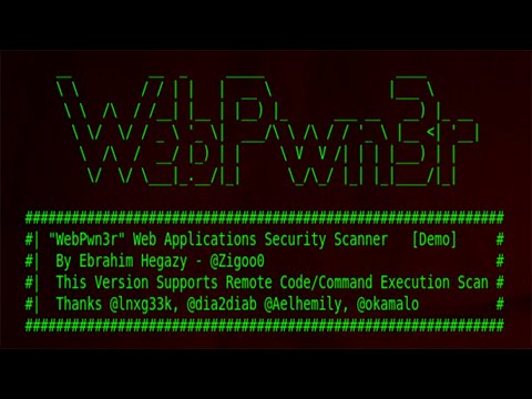 Webpwn3r UrlList Scan