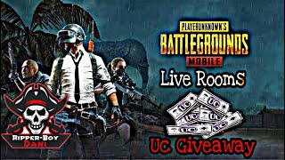 UNLIMTED CUSTOMS ROOMS || PUBG MOBILE || RIPPER BOY GAMING || SEASON 12