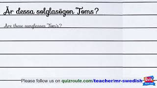 Swedish Listening Exercises for Beginners: Boost Your Skill | part 150
