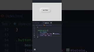 How to create button using HTML and CSS active. #html #css #webdesign #webdevelopment #coding