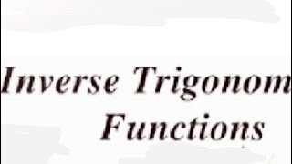 #Inverse #Trigonometry #RakeshYadavSir #Class12th #NCERT #Maths