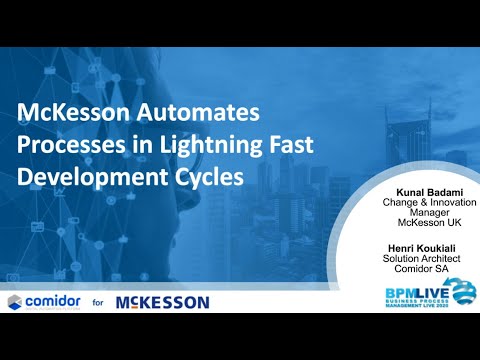 McKesson Automates Processes in Lightning Fast Development Cycles | Comidor Webinar