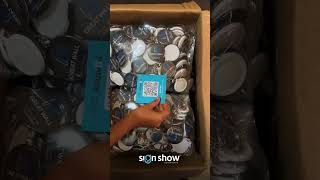 1000 Customized Button Keychains | Branding Project for Grate Wall Travel & Tours Qatar | Signshow