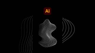How to Create Abstract Wavy Line Art in Adobe Illustrator | Blend Tool Tutorial