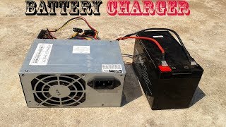DIY Computer Power Supply To Battery Charger