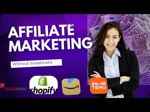 Affiliate marketing /How to earn money in 2025 for affiliate program 👍