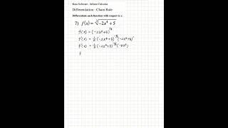 AP Calculus – Differentiation (Chain Rule) Ep.5 | Chain Rule to Cube Root Functions | From Kuta