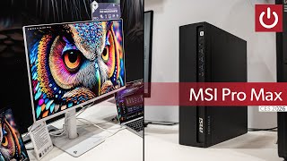 New MSI NUCs, workstations, and monitors at CES 2026