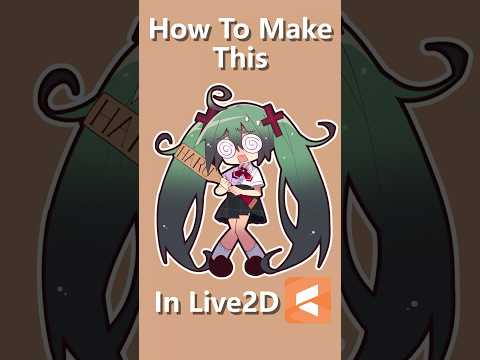 How to Animate Miku in Live2D #vocaloid #live2d #anime #animation #miku #vtuber