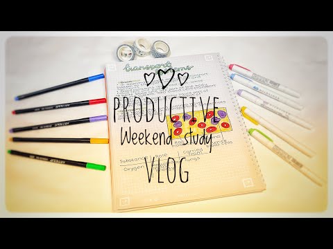 Productive Weekend vlog ✏️ Biology and Geography