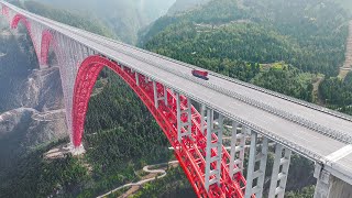 China Builds World's Largest Bridge Over Mountains