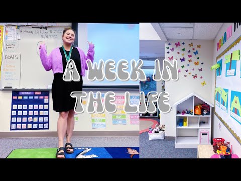 A Week In My Life As A Kindergarten Teacher | First year teacher vlogs