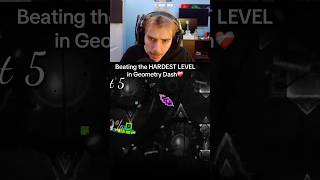 BEATING THE HARDEST DEMON LEVEL in Geometry Dash❤️‍🩹