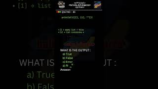 3️⃣0🚀 Fast Python MCQ | 💨 Rapid Fire