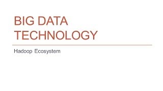 Leveraging Hadoop Tools to Set Up a Data Warehouse - Big Data 2014 Session 6 - A PSP Forum