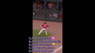 Best Plays 2025 Braves 🔥🫨 #baseball #mlb #braves #shorts #sports