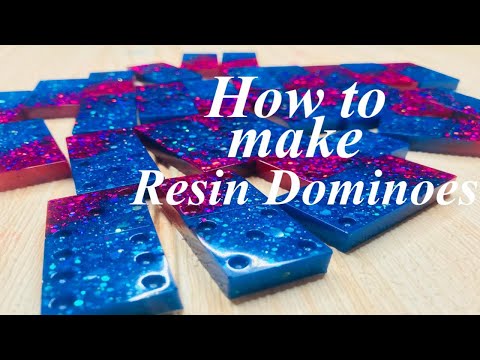 HOW TO MAKE RESIN DOMINOES//START TO FINISH