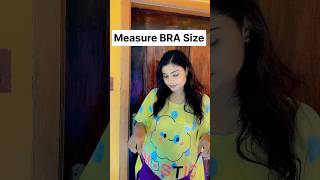 measure Bra size😍 #shorts #shortvideo #youtubeshorts #youtube #ytshorts #yt #brasize