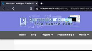 Simple and Intelligent Standard Calculator Using HTML Demo