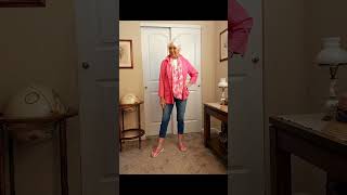 Cropped Skinny Jeans #styleonabudget #fashiononabudget #seniormodel #funfashion #styletipsforwomen