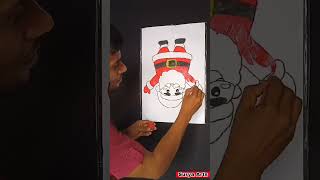 Santa Claus Painting #shorts #viral #shortvideo #viralvideo