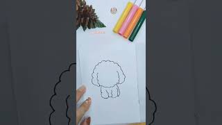 #coloring #cuteandeasyart #diydrawing #easydrawing #howtodraw #kidslearning #shorts