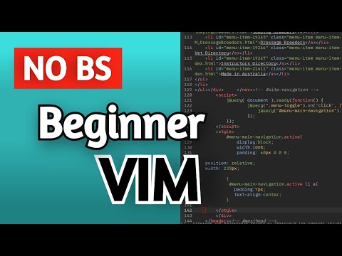 Vim in 5 minutes | Vim Basic Beginner tips and tutorial