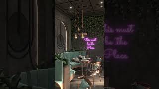 Cafe interior design ideas ✅| Cafe decoration ideas💡#cafe #shorts #ytshortsvideo