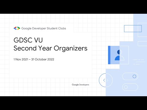 GDSC VU Second Year Organizers