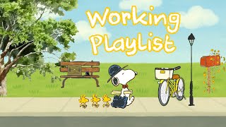 Hard working Snoopy 🌞🐶 Jazz Playlist to Boost Focus and Study