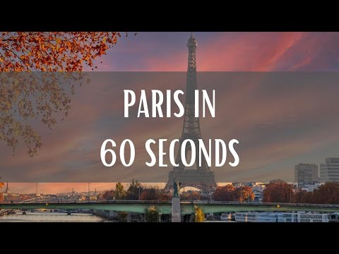 Paris In 60 Seconds 🇫🇷 #france #paris #shorts