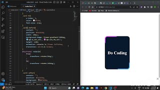 Card animation using html and css| #html #css #animation #developer #web #frontend #youtubevideo