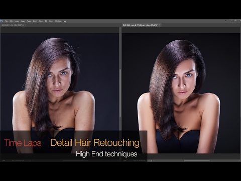 How to make hair looks better. Advanced Hair retouch in Adobe Photoshop by Igor Shmel.