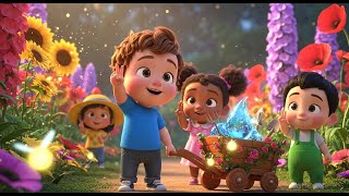 Counting 123 in Garden 🔢🌸 Fun Kids Song | Learn Numbers & Playtime