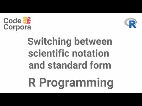 R Programming Language - Switching between standard and scientific notation