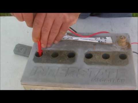 Reconditioning a 12 Volt Car Battery part #2