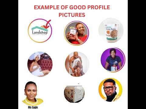 How to create Instagram Profile Picture to attract page visitors; followers and Sales for beginners