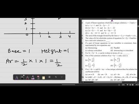 Mathematics| Class 10 Linear Equations| Support Material Series-2 | CBSE | Chapter 3 | Solutions