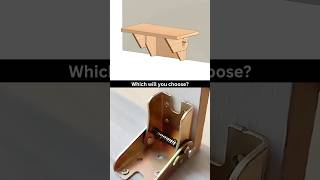 I will choose top design, Simple and Easy to use ✅🙂 #cad #wood #mechanism #woodwork #decor #office