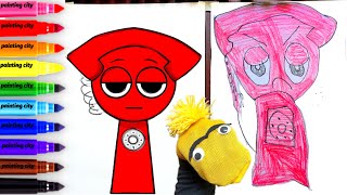 How To Draw TELE from Incredibox Sprunki | Stylized Character Tutorial