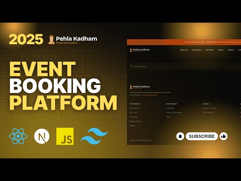 🔴 Build Live Event Booking Platform  | #backend #expressjs #nodejs reactjs nextjs