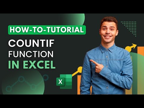 COUNTIF Function in Microsoft Excel | How to count based on Criteria in Excel 🚀 #excel