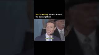 Mark Zuckerberg: Facebook wasn't the first thing I built. #markzuckerberg #facebook  #billionaire