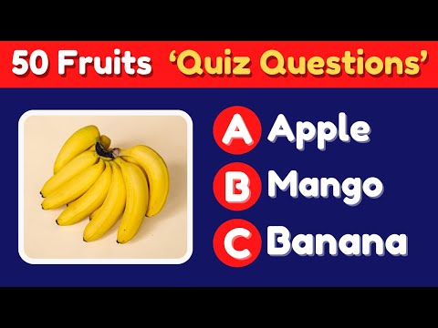 Ultimate Fruits Quiz | 50 Fun Questions & Answers | Test Your Fruit Knowledge & Learn Amazing Facts