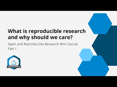 Open and Reproducible Research Mini Course | Part 1