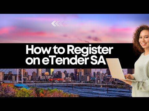 How to Register on eTender SA | Quick Guide for New Users in South Africa